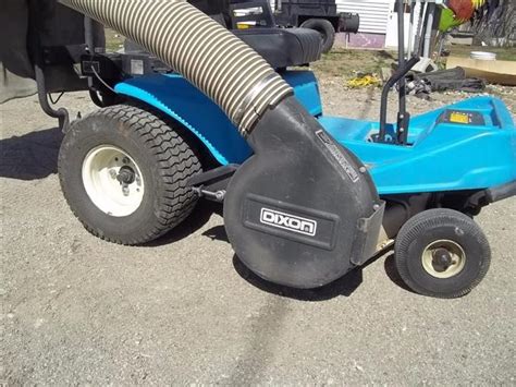 Dixon Zero Turn Riding Lawn Mower With Rear Bagger Bigiron Auctions