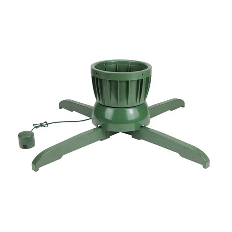 Northlight 24 Green Musical Rotating Christmas Tree Stand For Live Trees