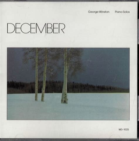 December 20th Anniversary Edition By George Winston Cd Mar 2003
