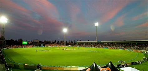A General View Of Mclean Park At Sunset During The First International