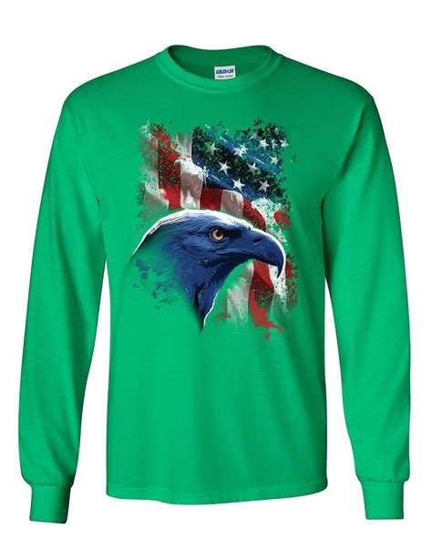 American Bald Eagle T Shirt American Flag 4th Of July Patriotic Tee