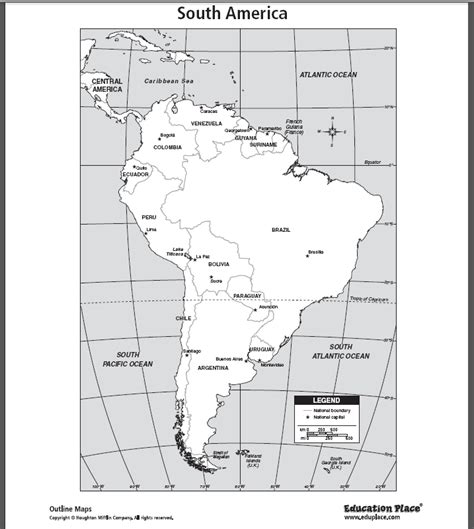 Free Maps Of South America Ssmapssamerica