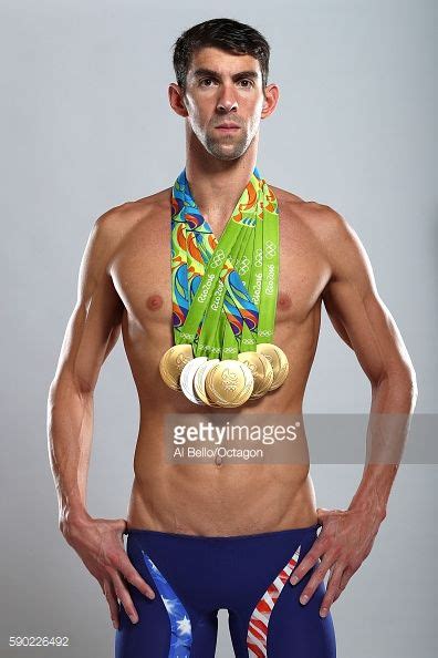 swimmer michael phelps of the united states poses for a portrait on august 16… michael phelps