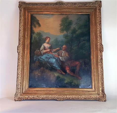 Antiques Atlas Early 19th Century French Oil On Canvas Painting