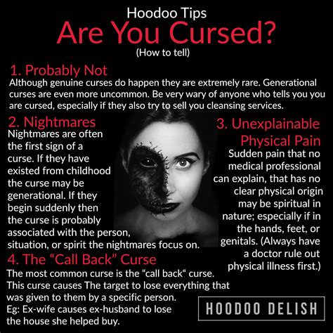 Hoodoo Tips Are You Cursed ~~ Hoodoo Spells Witchcraft Spell