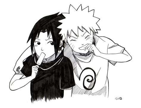 Sasuke And Naruto Kid By Wolferetic On Deviantart