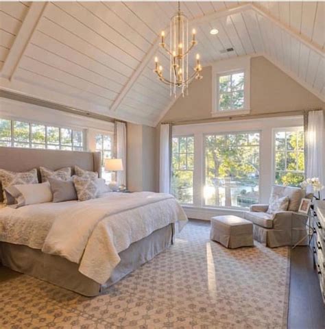 Light And Bright Master Bedroom Vaulted Ceiling Bedroom Addition
