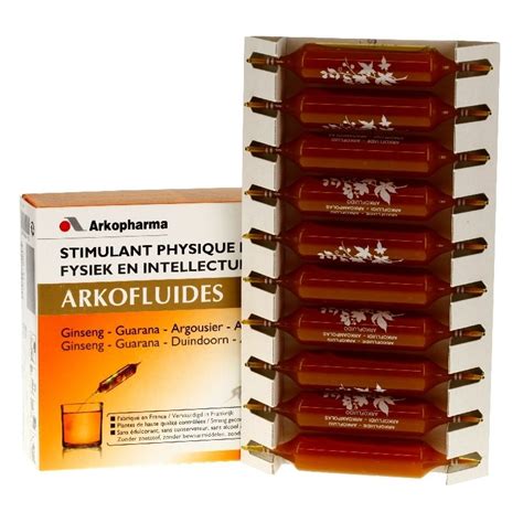 Arkopharma Arkofluides bio stimulant physique et intellectuel 20