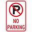 Brady Part 103739  No Parking Sign BradyIDcom
