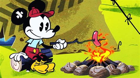 Roughin It A Mickey Mouse Cartoon Disney Shorts Mickey Mouse