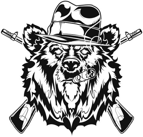 Gangsta Bear Png Search More Creative Png Resources With No