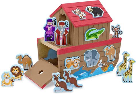 Melissa And Doug Noahs Ark Wooden Shape Sorter Educational Toy Shop