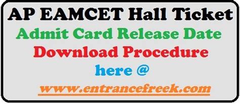 So, what's next after spm? AP EAMCET Hall Ticket 2018, Ap EAMCET Admit Card Release ...