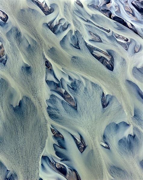 Glacial River Iceland Andre Ermolaev Mother Nature Nature Aerial