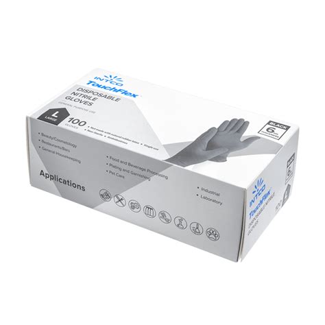 Nitrile Gloves: Powder-free Blue 4 mil, Black 6 mil, and Latex-Free