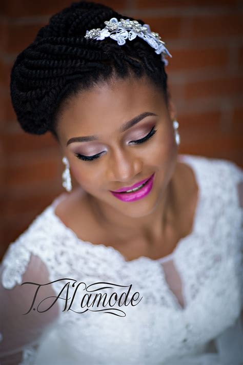 Nigerian Bridal Natural Hair And Makeup Shoot Black Bride
