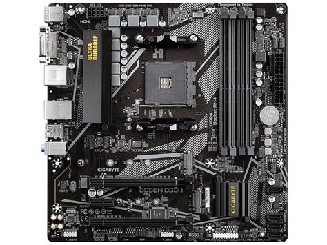 Gigabyte B550m Ds3h Am4 Amd B550 Micro Atx Motherboard With Dual M2