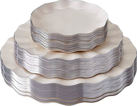 Party Disposable 60 Pc Dinnerware Set 20 Dinner Plates