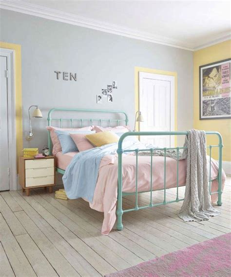 Personalized unicorn sign for little girls room decor, little girls gift, nursery decoration, wall art door decor printed canvas name sign. 15 Pastel Colored Bedroom Design Ideas