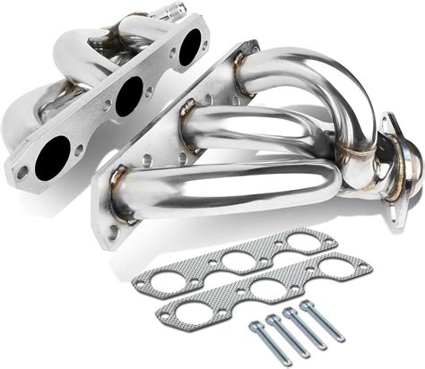 Dna Motoring Hds Fm01 Shorty Stainless Steel Exhaust Header Manifold