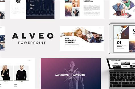30 Aesthetic Powerpoint Templates for Clean Presentations 2018