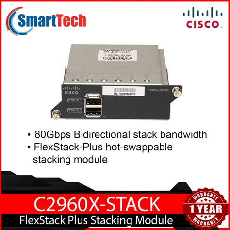 C2960x Stack Cisco 2960x Switch Stack Module Flexstack Plus Stacking
