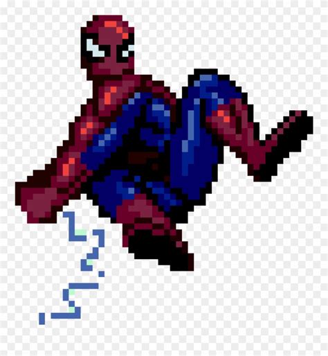 Spiderman Pixel Art Clipart 2880622 PinClipart