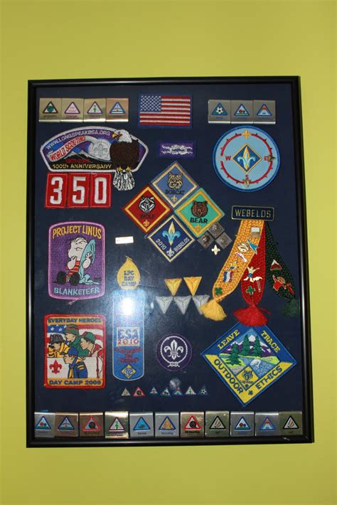 Home Cub Scout Awards Display