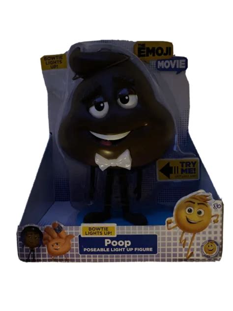 Emoji Movie Andpoop Daddy Articulated Figure With Light Up Bow Tie 18