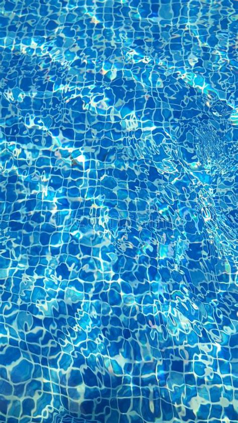 Clear Blue Water In A Swimming Pool Stock Photo Image Of Water