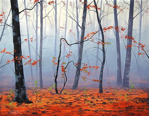 Fallen Leaves Painting By Graham Gercken Fine Art America