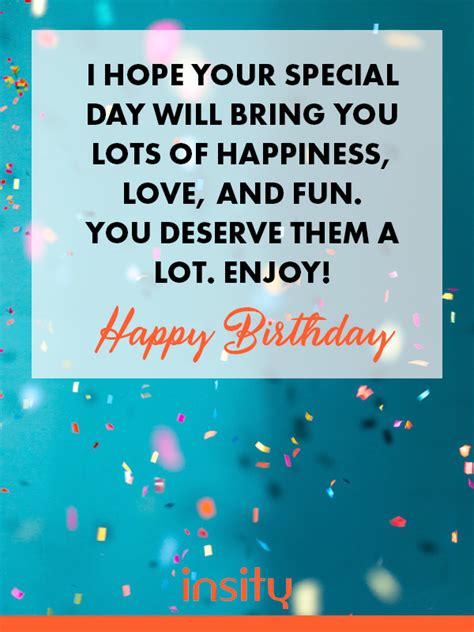 Birthday Wishes With Quotes Messages And Greetings Insity