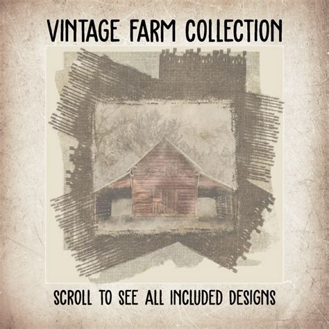 Vintage Farm Collection Digital Design