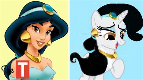 10 Disney Princesses Reimagined As My Little Pony Youtube
