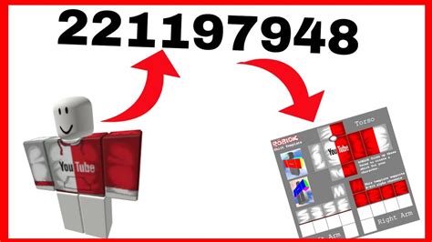 id for roblox shirts