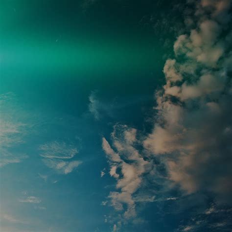 Sky Blue Green Cloud Sunny Clear Nature Flare Dark Ipad Wallpapers Free