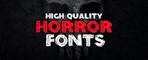 Horror Logo Font