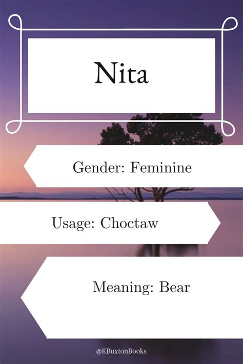 Nita Girls Name Name Inspiration Fantasy Names Names