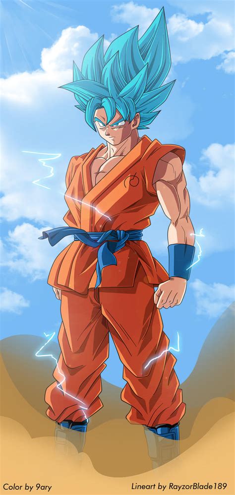 Goku Ssgss By 9ary On Deviantart