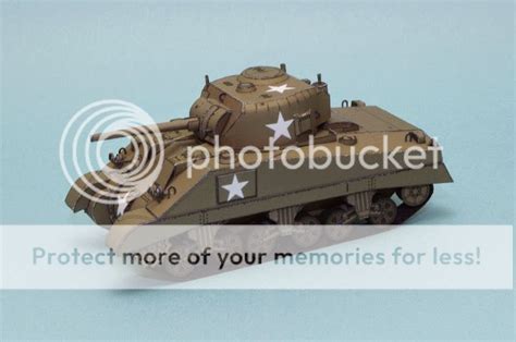 M4 Sherman Papercraft Tank