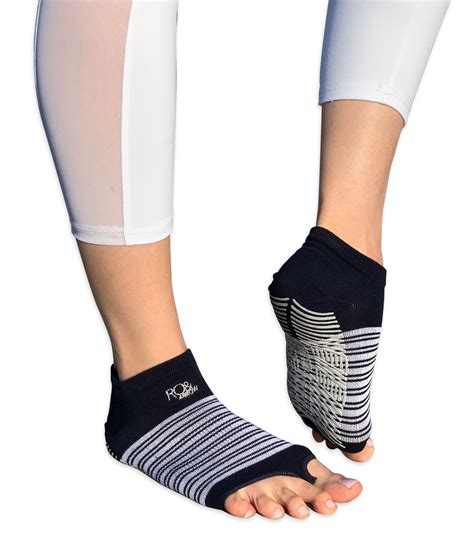 Yoga Pilates Grip Sock For Women Toeless Grip Sock Pilates Barre Ballet Grip Socks