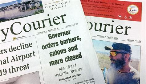 Prescott Daily Courier To Temporarily Cease Saturday Monday Printings