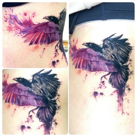 Tattoo By Joanne Baker Of Grizzlys Art Coventry Raben Tattoo Schöne