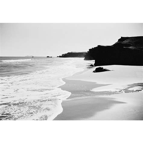 Shop Black And White Calm Beach Photography Print