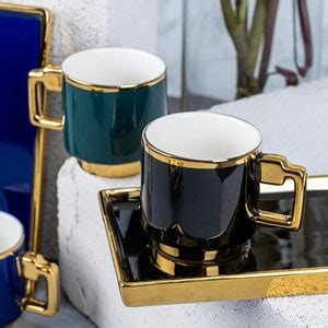 Unique Espresso Cups And Saucers Cappuccino Cups Set Luxury Etsy