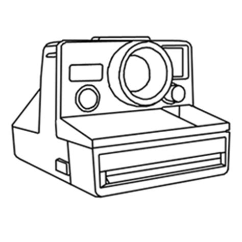 Polaroid Camera Coloring Pages