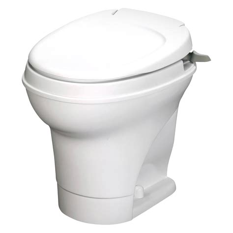 Thetford® 31667 White Aqua Magic® V High Profile Toilet With Hand
