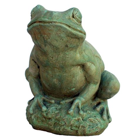 Cast Stone Tree Frog Garden Statue Weathered Bronze Gnft Wb The