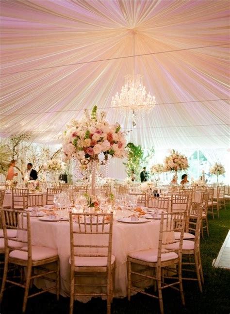Pink Inspiration Tent Weddings That Can Be Recreated By