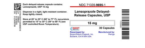 Lansoprazole Delayed Release Capsules 15 Mg Drug Facts
